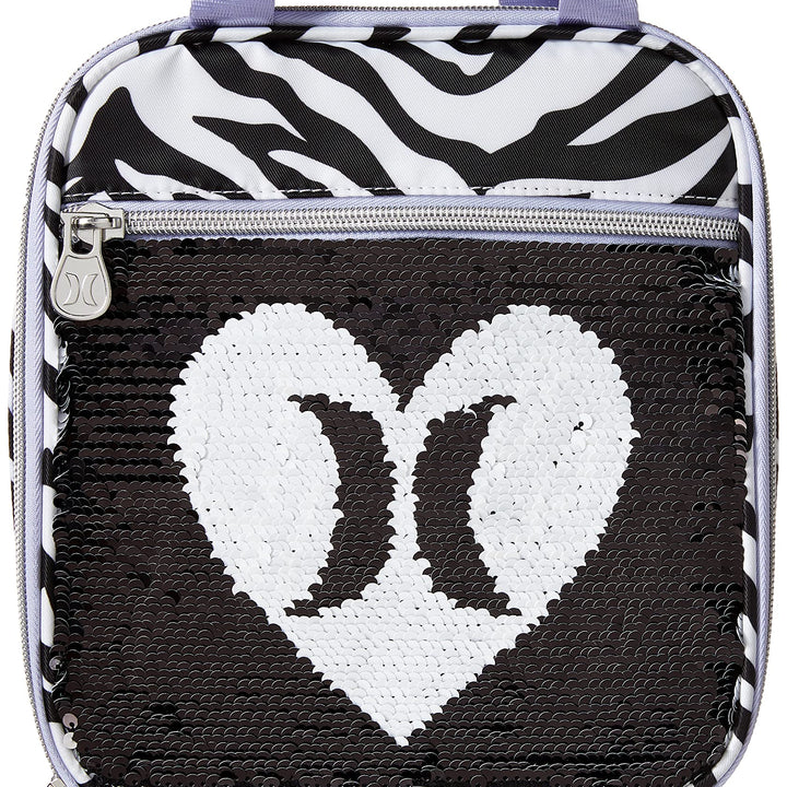 Hurley Unisex-Adults One and Only Insulated Lunch Box, Black/White, O/S