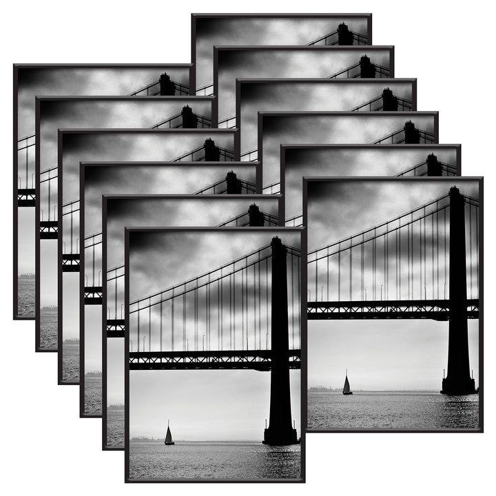 MCS Format Picture Frames, Gallery Wall Frames, Black, 6 x 8, 12-Pack 12 pk 6 x 8 in