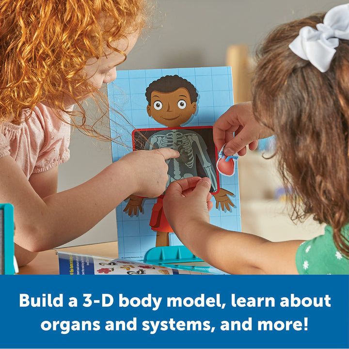 Learning Resources Skill Builders! Human Body Activity Set,1 Preschool Learning Activities, Preschool Science, Preschool Activity Book,Human Body Parts for Kids, Back to School,Ages 4+,7 Pieces