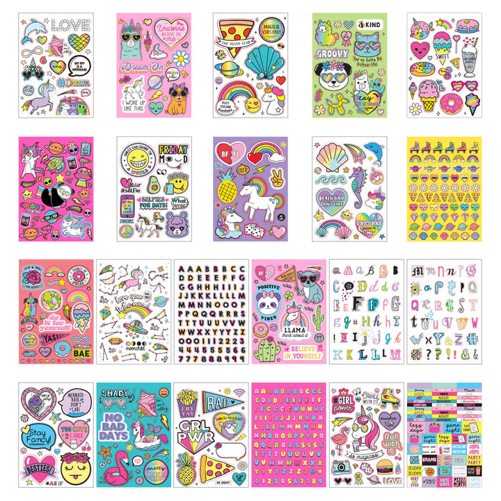 Just My Style 1500+ Sticker Book Assorted Stickers