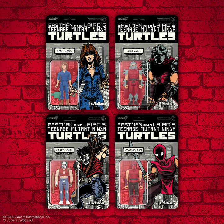 Super7 Teenage Mutant Ninja Turtles Reaction Figures Wave 11 - April O'Neil (Comic Color) Action Figure April O'Neil - Comic Color