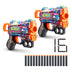 X-Shot Skins Menace - Sonic Robotnik (2 Pack + 16 Darts) by ZURU, Easy Reload, Air Pocket Dart Technology, Toy Foam Dart Blaster for Kids, Teens, Adults, Frustration Free Packaging