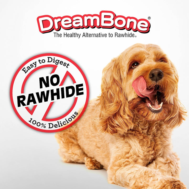 Dreambone Triple Flavor Twisties, 25 Count, Rawhide-Free Dog Chews Made with Real Beef, Pork & Chicken, 7.05 Ounce (Pack of 1) 7.05 Ounce (Pack of 1)