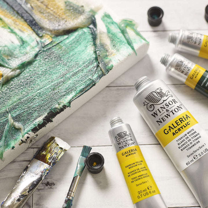 Winsor & Newton Galeria Acrylic Color, 250ml (8.4-oz) bottle, Cadmium Yellow Pale Hue 8.4-oz Bottle