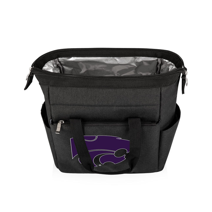 PICNIC TIME NCAA unisex-adult NCAA On The Go Lunch Cooler Kansas State Wildcats 10 x 6 x 10.5 Black