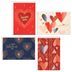 Hallmark Valentines Day Cards Assortment, 24 Cards and Envelopes (Heart Deco) Valentine Heart Deco Card Assortment