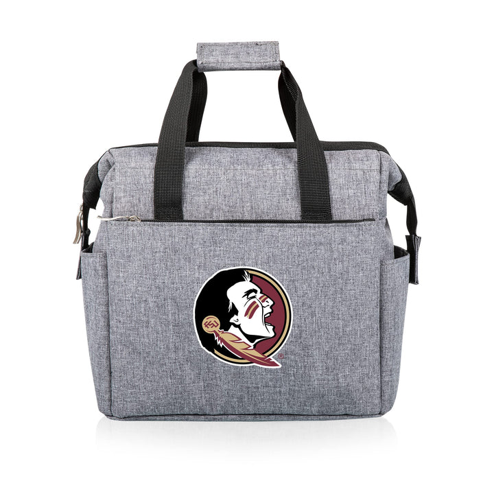 PICNIC TIME NCAA unisex-adult NCAA On The Go Lunch Cooler Florida State Seminoles 10 x 6 x 10.5 Heathered Gray