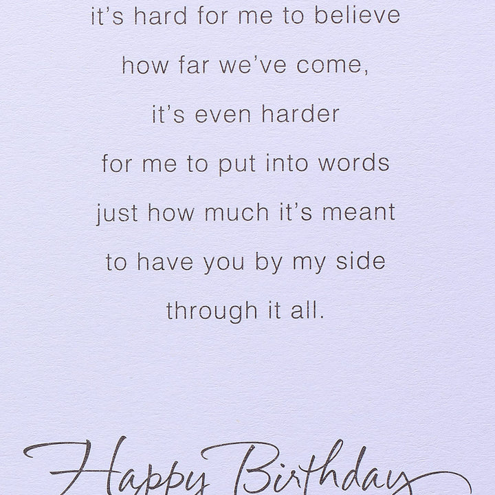 American Greetings Birthday Card for Husband (My Life Partner) My Life Partner