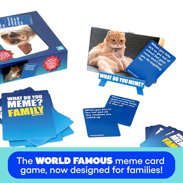 WHAT DO YOU MEME? Family Edition - The Best in Family Card Games for Kids and Adults