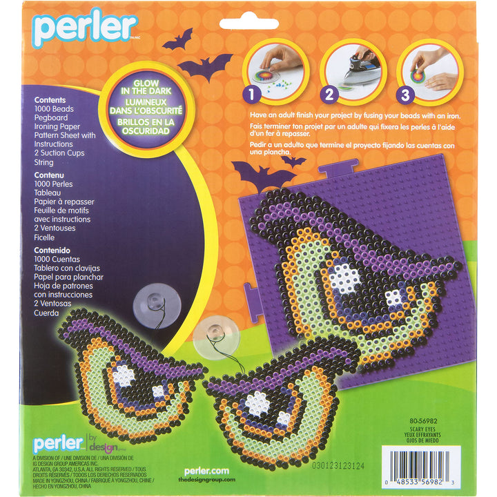 Perler Scary Eyes Fuse Bead Kit, Multicolor 1006 Piece