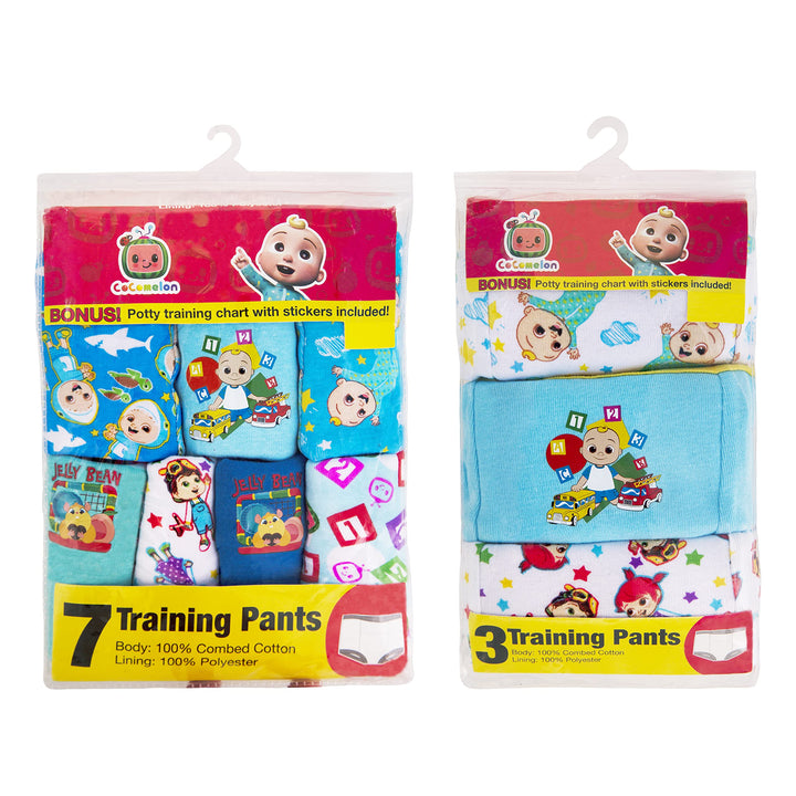 Coco Melon  Exclusive Toddler Potty Training Pants with Stickers and Success Tracking Chart