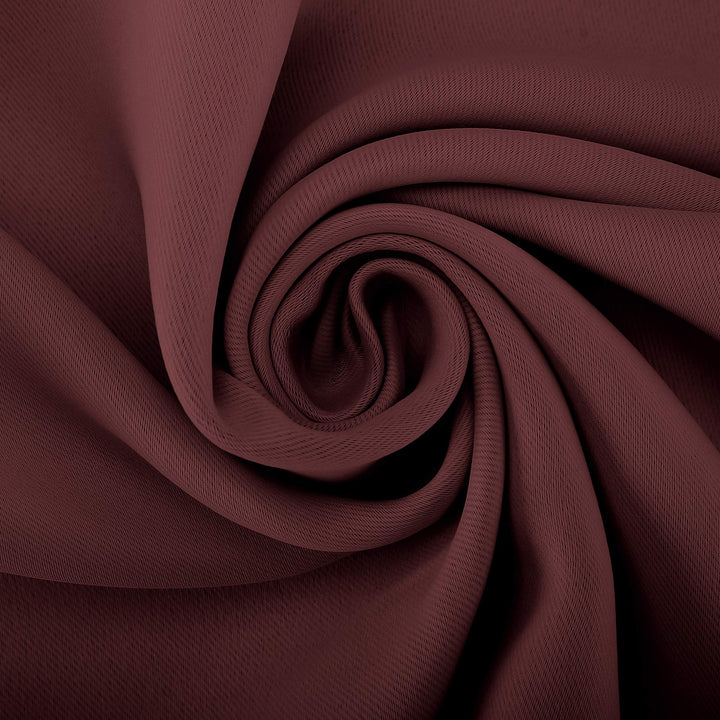 Sun Zero Easton Energy Saving Blackout Grommet Curtain Panel, 40" x 95", Wine Red 40" x 95" Casual