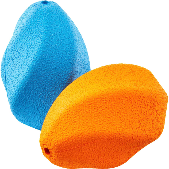 Basics Dog Treat Dispensing Enrichment Chew Toy, 2-Pack, Large, Multi color