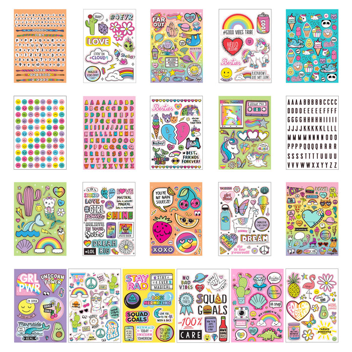 Just My Style 1500+ Sticker Book Assorted Stickers