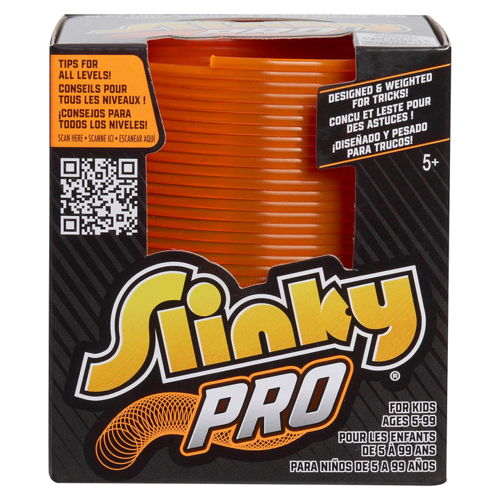 Slinky® Pro Orange, 1 Orange Slinky, Kids Toys for Ages 5 Up by Just Play