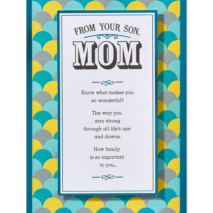 American Greetings Birthday Card for Mom from Son (Makes You Wonderful) Makes You Wonderful