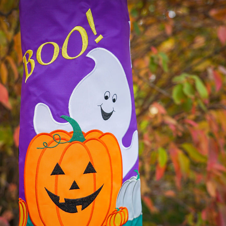 In the Breeze 5056 Boo Halloween Holiday Windsock, 40-Inch