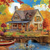 Buffalo Games - Angelo Bonito - Autumn Lake House - 500 Piece Jigsaw Puzzle for Adults Challenging Puzzle Perfect for Game Nights - Finished Puzzle Size is 21.25 x 15.00