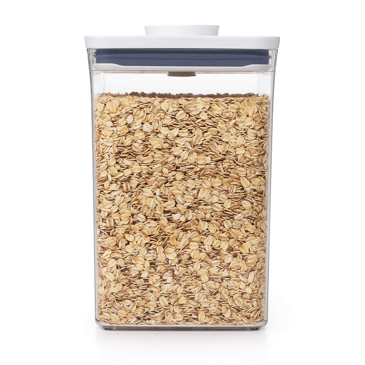 OXO Good Grips POP Container - Airtight Food Storage - Big Square Medium 4.4 Qt Ideal for 5lbs of flour or sugar 4.4 Qt - Square - Flour