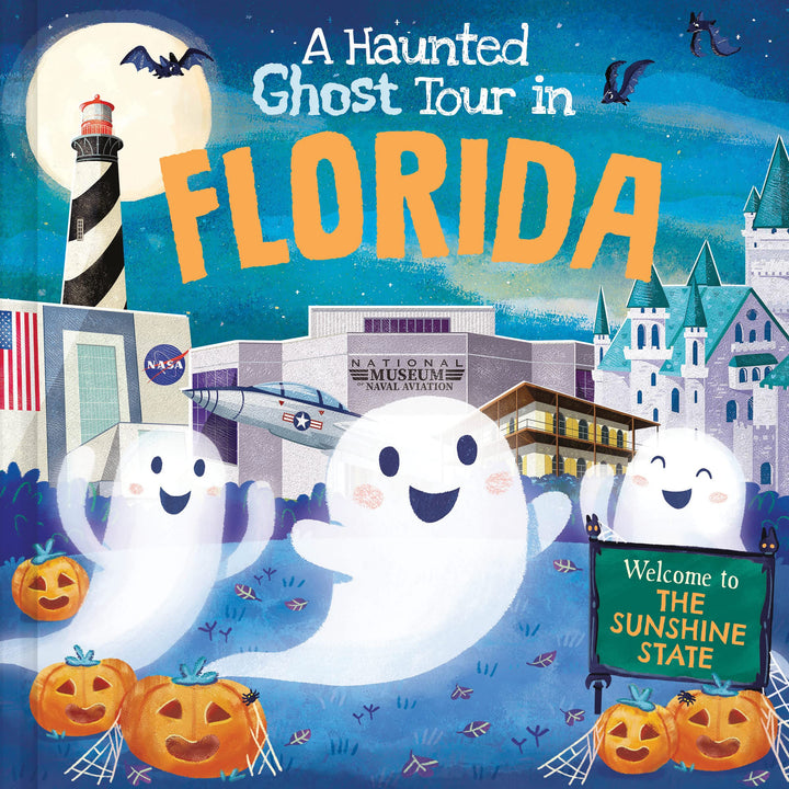 A Haunted Ghost Tour in Florida: A Funny, Not-So-Spooky Halloween Picture Book for Boys and Girls 3-7