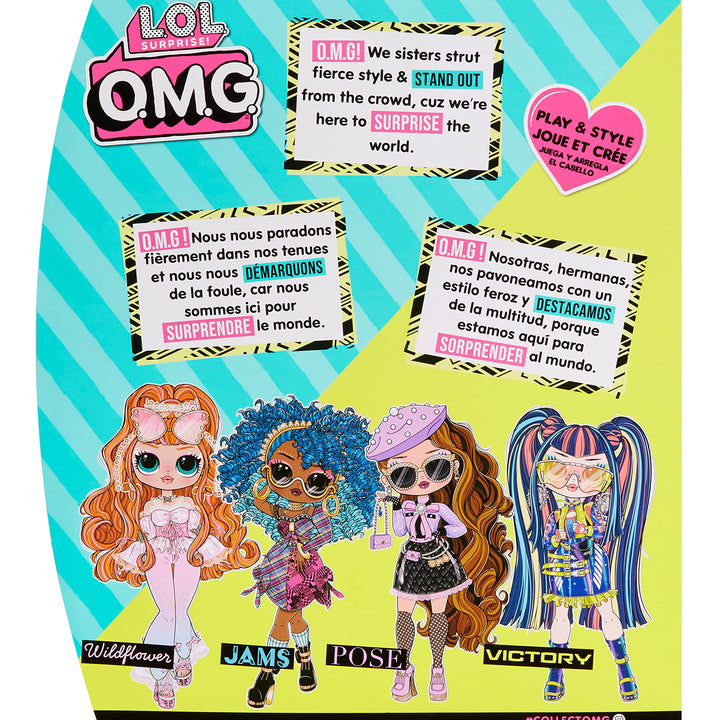 L.O.L. Surprise! LOL Surprise OMG Victory Fashion Doll with Multiple Surprises and Fabulous Accessories – Great Gift for Kids Ages 4+