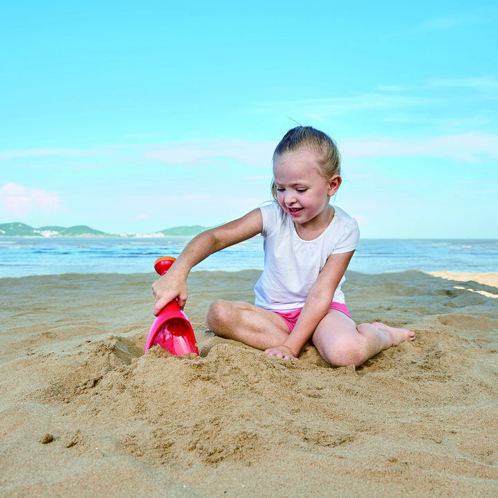 (Red) - Hape Beach and Sand Toys Rain Shovel Toys, Red