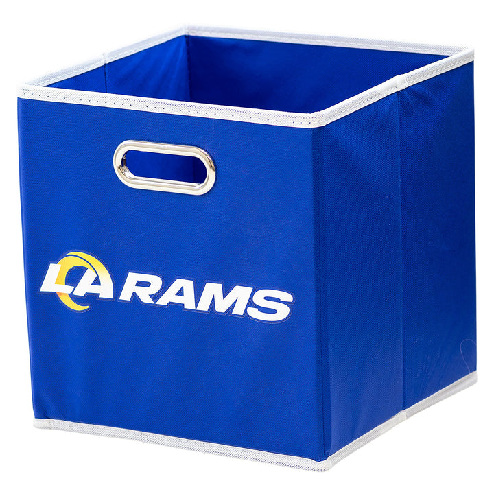 Franklin Sports NFL Storage Bins - Collapsible Cube Container + Storage Basket - NFL Office, Bedroom + Living Room Décor - 11"x11" Las Vegas Raiders