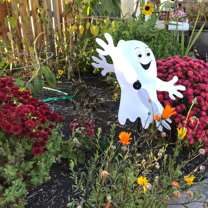 In the Breeze 2561 Ghost Baby Whirligig Spinner-Halloween Garden Decoration