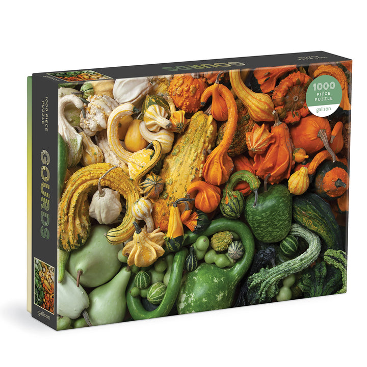 Galison Gourds 1000 Piece Puzzle from Galison - 27" x 20" Puzzle, Beautiful Art by Julie Seabrook Ream, Thick and Sturdy Pieces, Fun and Challenging Activity for Adults, Makes a Great Gift!