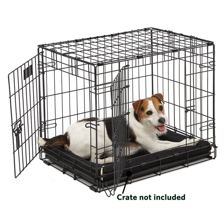 MidWest Homes for Pets Maxx Dog Bed for Metal Dog Crates, 23-Inch, Black 23.0"L x 18.0"W x 3.0"Th