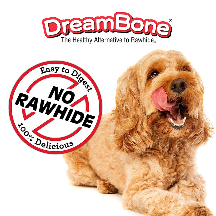 Dreambone Churro-Style Sticks 14 Count, Made with Real Chicken, Rawhide-Free Chews for Dogs