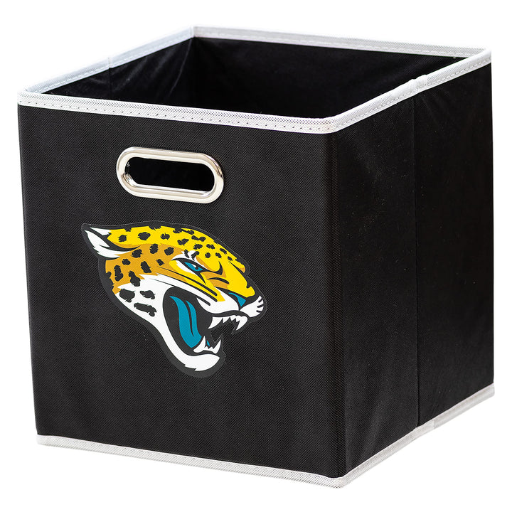 Franklin Sports NFL Storage Bins - Collapsible Cube Container + Storage Basket - NFL Office, Bedroom + Living Room Décor - 11"x11" Las Vegas Raiders