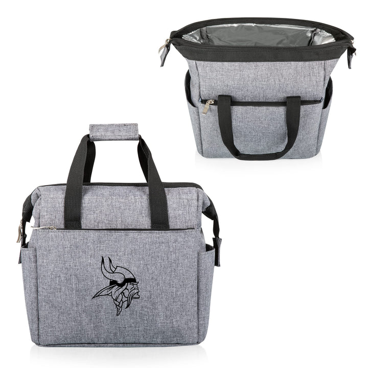 PICNIC TIME NFL On The Go Lunch Bag Cooler, Soft Cooler Lunch Box, Insulated Lunch Bag Las Vegas Raiders Black Camo