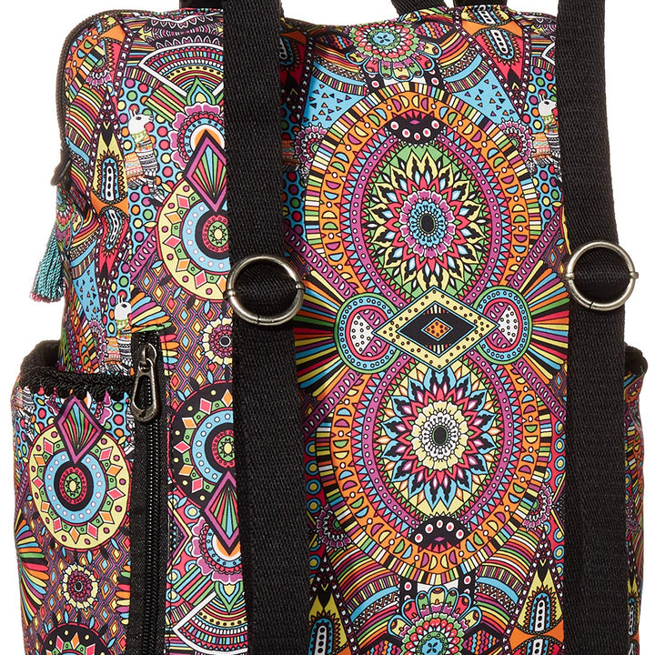 Sakroots Eco-Twill Loyola Convertible Backpack Rainbow Wanderlust One Size