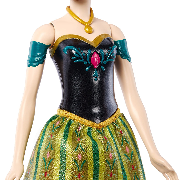 Mattel Disney Frozen Toys, Singing Anna Doll with Signature Clothing, Sings “For the First Time in Forever” from the Movie Frozen