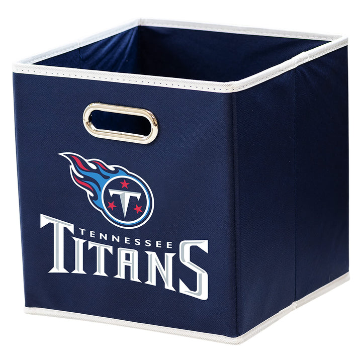 Franklin Sports NFL Storage Bins - Collapsible Cube Container + Storage Basket - NFL Office, Bedroom + Living Room Décor - 11"x11" Las Vegas Raiders