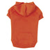 Zack & Zoey Basic Hoodie for Dogs, 20" Large, Vibrant Orange L (Neck: 17", Girth: 28", Back: 20")