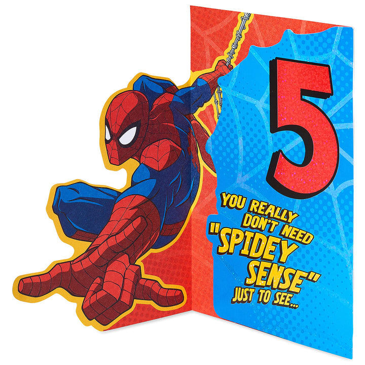 American Greetings 5th Birthday Card (Spiderman)