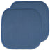 2 Pack Memory Foam Honeycomb Nonslip Back 16" x 16" Chair/Seat Cushion Pad, Blue 2 Pack