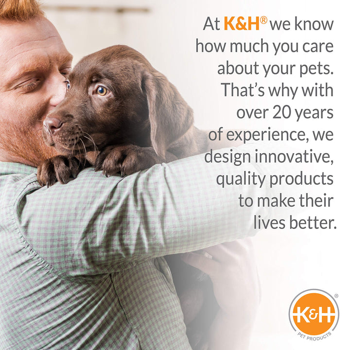 K&H Pet Products Self-Warming Crate Pad Tan Large 25 X 37 Inches 37.0"L x 25.0"W x 1.0"Th