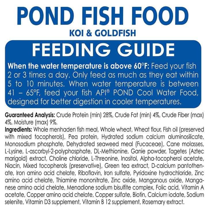 API POND FISH FOOD Pond Fish Food 11.5-Ounce Bag