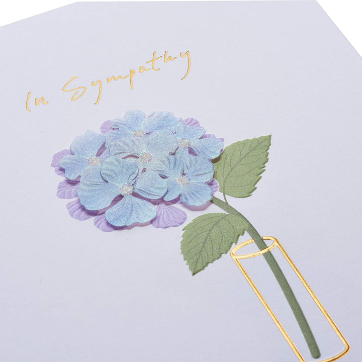 Papyrus Sympathy Card (Floral Vase) Floral Vase