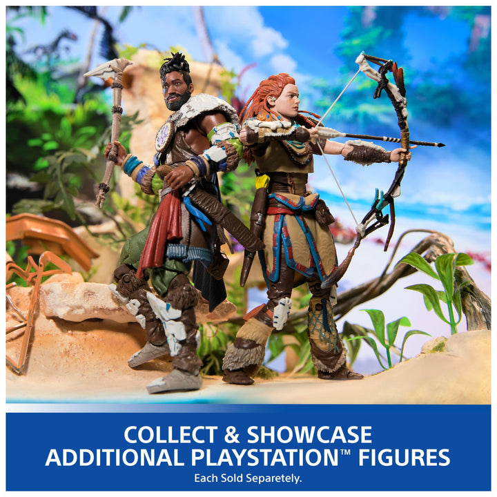 PlayStation Horizon Forbidden West, Deluxe 6” Aloy Action Figure with 15 Accessories, The Shapes Collection, for PS5 Fans & Collectors Ages 17+ 6" Aloy Figure