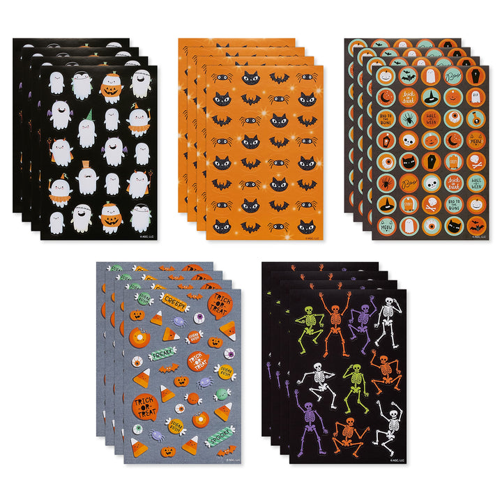 American Greetings 522-Count Halloween Stickers for Kids, Assorted Halloween Themes