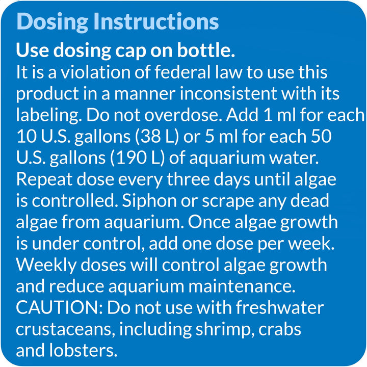API ALGAEFIX Algae Control 4-Ounce Bottle, Multi-colored Freshwater