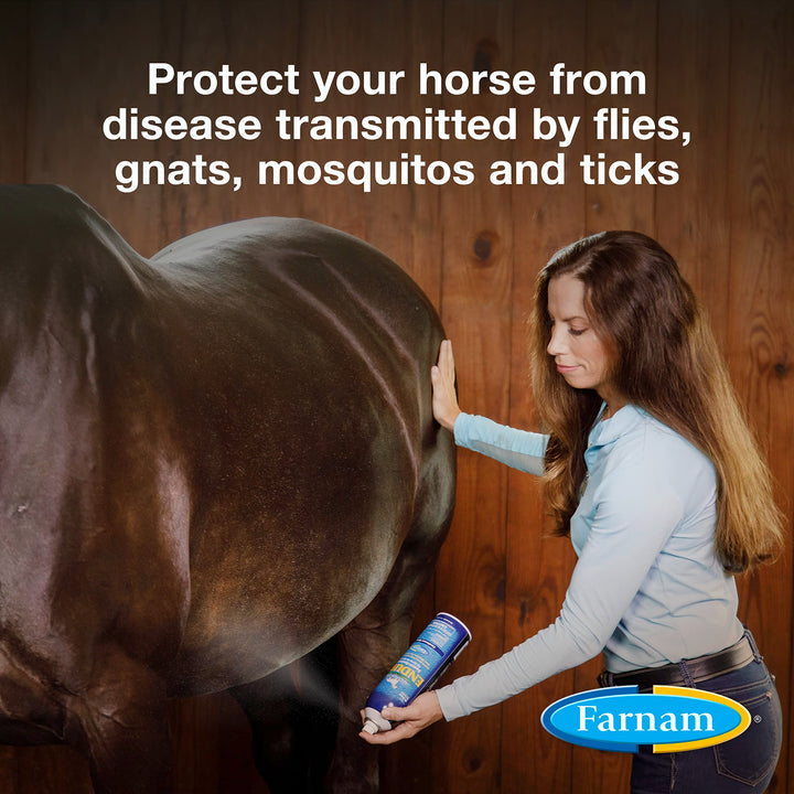 Farnam Endure Sweat-Resistant Horse Fly Spray, 14-Day Long Lasting Protection, 15 Ounces 15 oz continuous spray