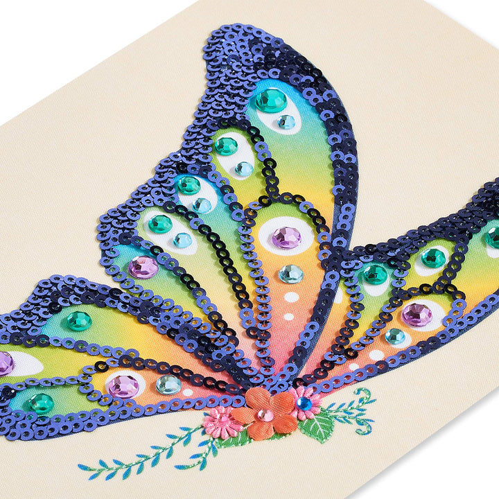 Papyrus Blank Card (Sequin Butterfly)