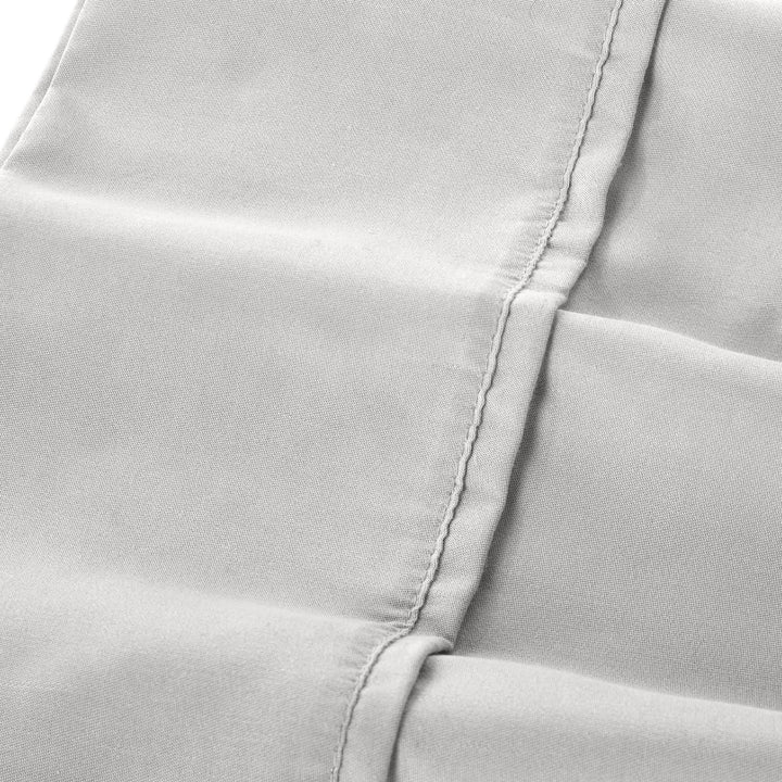 Modern Threads Soft Microfiber Solid Sheets - Luxurious Microfiber Bed Sheets - Includes Flat Sheet, Fitted Sheet with Deep Pockets, & Pillowcases White Twin