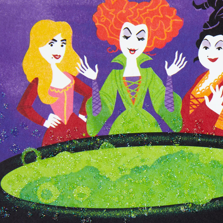 Hallmark Hocus Pocus Pack of Halloween Cards, Sanderson Sisters (4 Cards with Envelopes) Hocus Pocus Halloween, 4 Cards