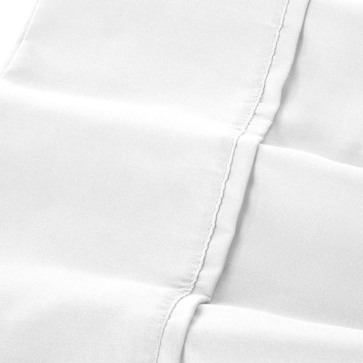 Modern Threads Soft Microfiber Solid Sheets - Luxurious Microfiber Bed Sheets - Includes Flat Sheet, Fitted Sheet with Deep Pockets, & Pillowcases White Twin